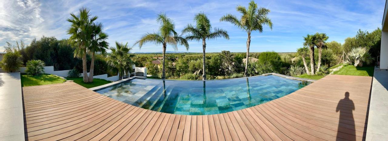Villa D'Exception Avec Piscine A Debordement - Vue Panoramique Saint-Nazaire  Kültér fotó