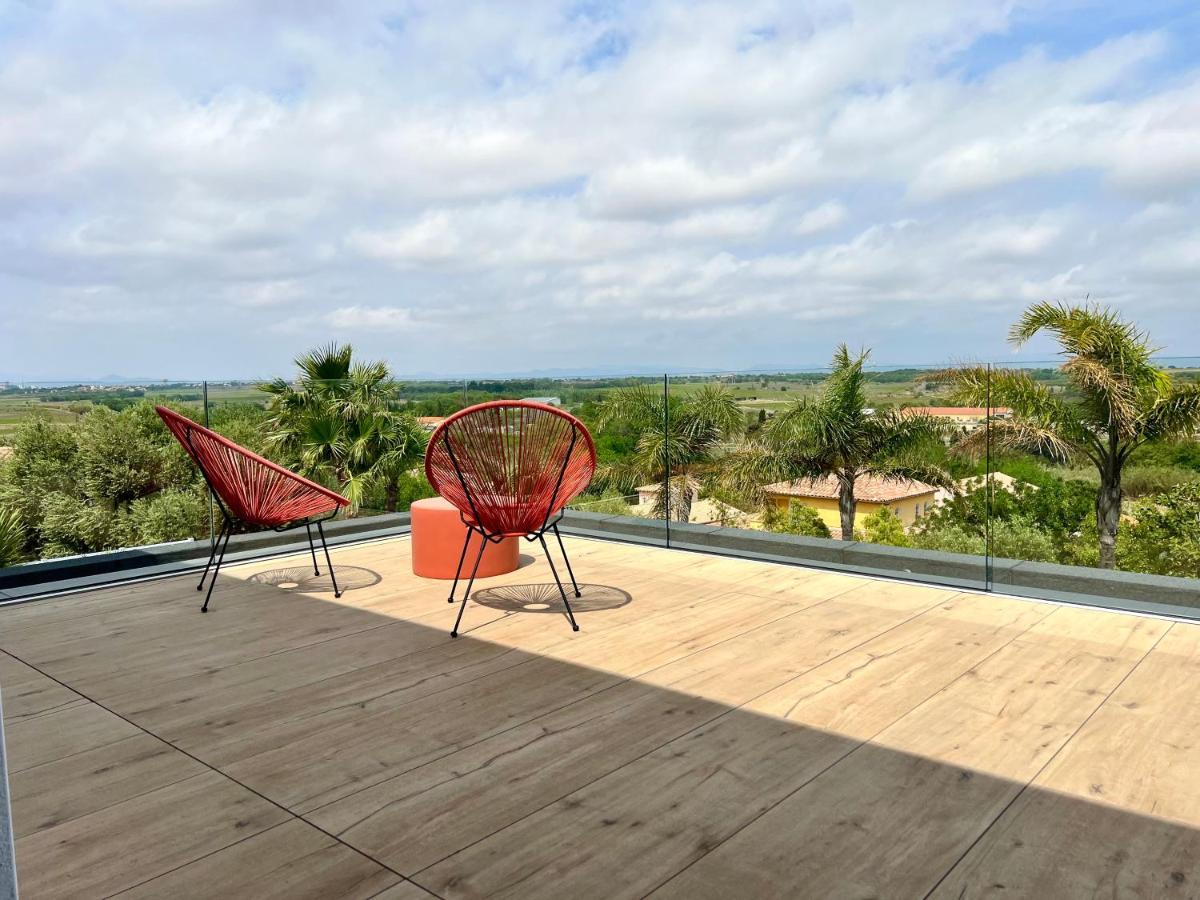 Villa D'Exception Avec Piscine A Debordement - Vue Panoramique Saint-Nazaire  Kültér fotó
